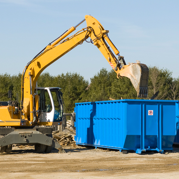 are there any restrictions on where a residential dumpster can be placed in Seven Oaks TX